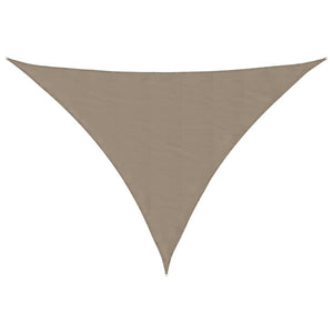 vidaXL Sun Shade Sail Oxford Fabric Triangular 4x5x5 m Taupe