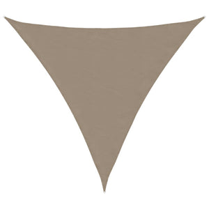 vidaXL Sun Shade Sail Oxford Fabric Triangular 6x6x6 m Taupe