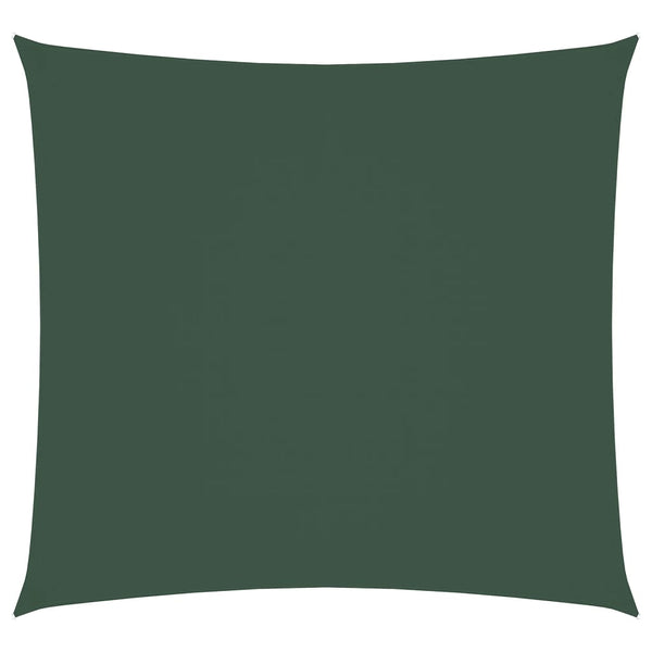 vidaXL Sun Shade Sail Oxford Fabric Square 2x2 m Dark Green