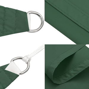 vidaXL Sun Shade Sail Oxford Fabric Square 2.5x2.5 m Dark Green