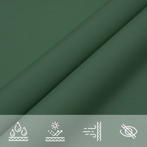 vidaXL Sun Shade Sail Oxford Fabric Square 2.5x2.5 m Dark Green