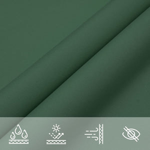 vidaXL Sun Shade Sail Oxford Fabric Square 4x4 m Dark Green