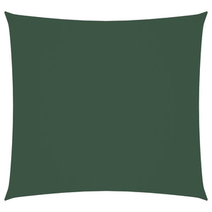 vidaXL Sun Shade Sail Oxford Fabric Square 5x5 m Dark Green