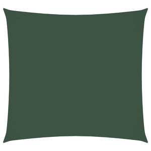 vidaXL Sun Shade Sail Oxford Fabric Square 7x7 m Dark Green