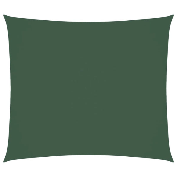 vidaXL Sun Shade Sail Oxford Fabric Rectangular 2.5x3 m Dark Green