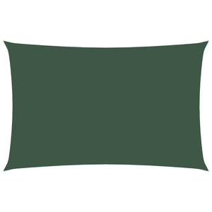 vidaXL Oxford Cloth Sun Shade Sail Rectangular 2.5x5 m Dark Green