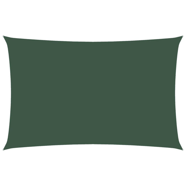 vidaXL Oxford Cloth Sun Shade Sail Rectangular 2.5x5 m Dark Green