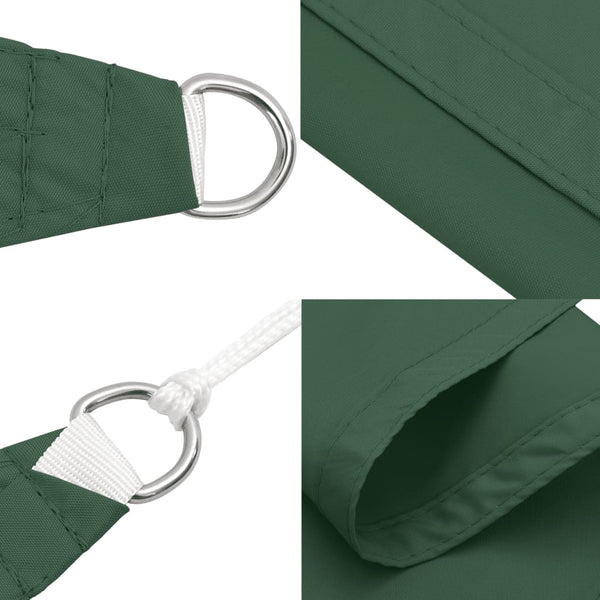 vidaXL Oxford Fabric Sun Shade Sail Rectangular 3x4 m Dark Green