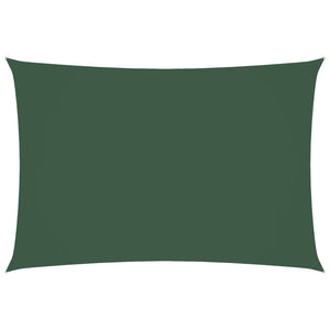 vidaXL Sun Shade Sail Oxford Fabric Rectangular 3x5 m Dark Green