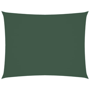 vidaXL Oxford Fabric Sun Shade Sail Rectangular 3.5x4.5 m Dark Green