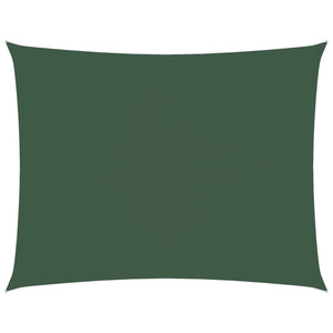 vidaXL Sun Shade Sail Oxford Fabric Rectangular 3.5x5 m Dark Green