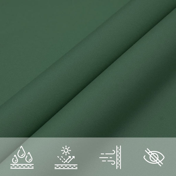 vidaXL Sun Shade Sail Oxford Fabric Rectangular 3.5x5 m Dark Green