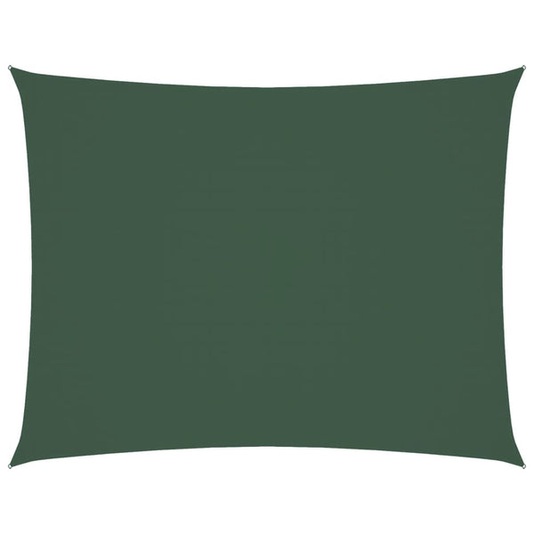 vidaXL Sun Shade Sail Oxford Fabric Rectangular 4x5 m Dark Green