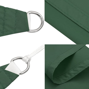 vidaXL Sun Shade Sail Oxford Fabric Rectangular 4x5 m Dark Green