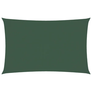 vidaXL Sun Shade Sail Oxford Fabric Rectangular 5x8 m Dark Green