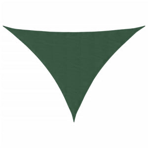 vidaXL Sun Shade Sail Oxford Fabric Triangular 3x4x4 m Dark Green