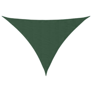 vidaXL Sun Shade Sail Oxford Fabric Triangular 4x4x5.8 m Dark Green