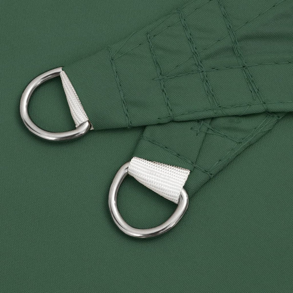 vidaXL Sun Shade Sail Oxford Fabric Triangular 4x4x5.8 m Dark Green