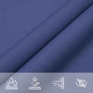 vidaXL Oxford Fabric Sun Shade Sail Square 4.5x4.5 m Blue