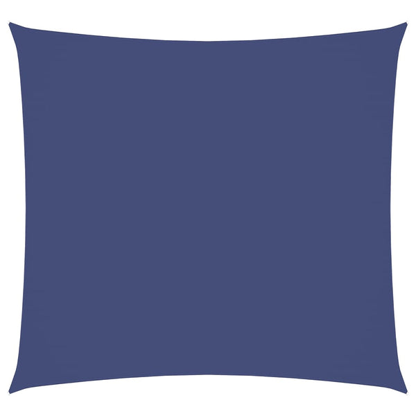 vidaXL Sun Shade Sail Oxford Fabric Square 5x5 m Blue