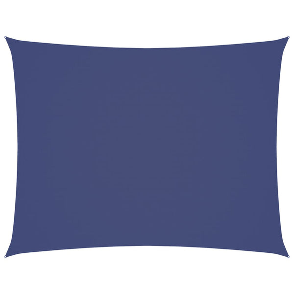 vidaXL Sun Shade Sail Oxford Fabric Rectangular 4x6 m Blue