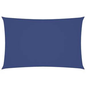 vidaXL Sun Shade Sail Oxford Fabric Rectangular 5x8 m Blue
