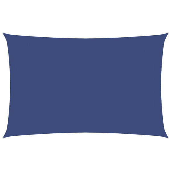 vidaXL Sun Shade Sail Oxford Fabric Rectangular 5x8 m Blue