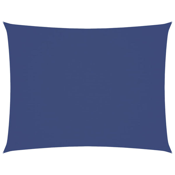 vidaXL Sun Shade Sail Oxford Fabric Rectangular 6x8 m Blue