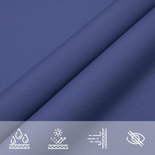 vidaXL Sun Shade Sail Oxford Fabric Rectangular 6x8 m Blue