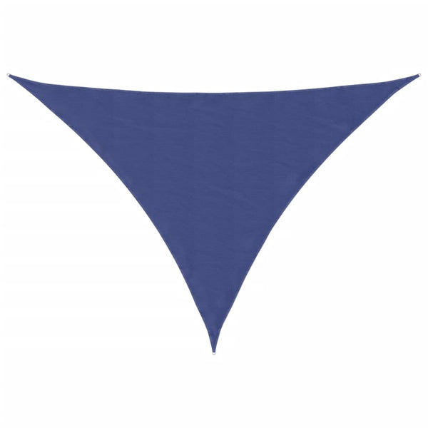 vidaXL Sun Shade Sail Oxford Fabric Triangular 2.5x2.5x3.5 m Blue