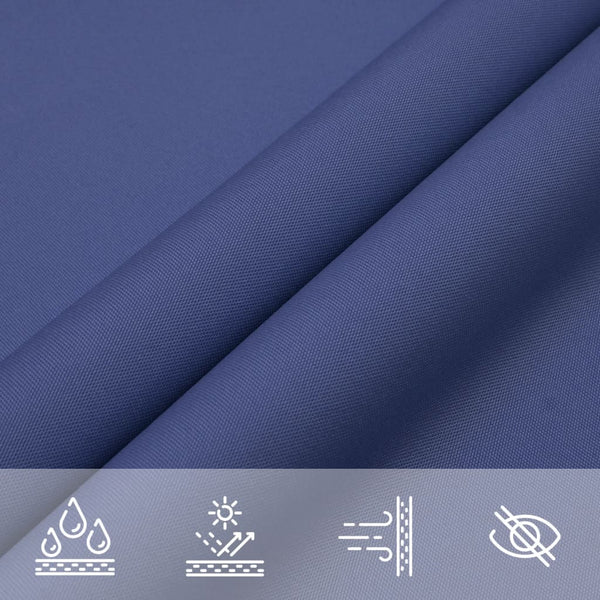 vidaXL Sun Shade Sail Oxford Fabric Triangular 3x3x3 m Blue