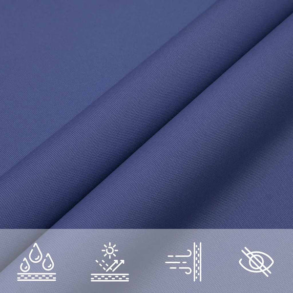 vidaXL Sun Shade Sail Oxford Fabric Triangular 3x4x4 m Blue