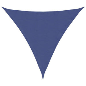 vidaXL Oxford Fabric Sun Shade Sail Triangular 4x4x4 m Blue