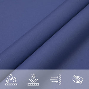 vidaXL Sun Shade Sail Oxford Fabric Triangular 4.5x4.5x4.5 m Blue