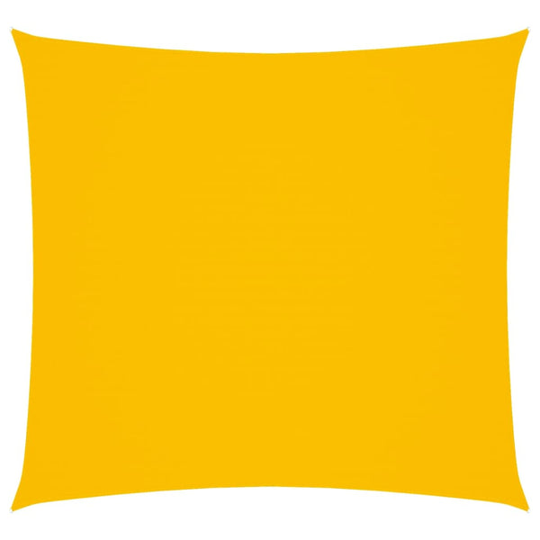 vidaXL Oxford Fabric Square Sun Shade Sail 2x2 m Yellow