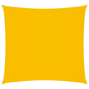 vidaXL Sun Shade Sail Oxford Fabric Square 3x3 m Yellow