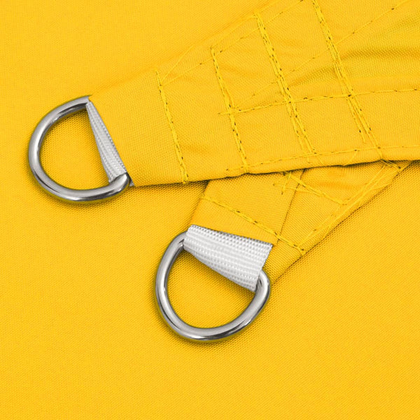 vidaXL Sun Shade Sail Oxford Fabric Square 3x3 m Yellow