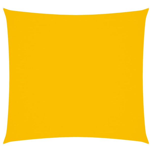 vidaXL Sun Shade Sail Oxford Fabric Square 3.6x3.6 m Yellow