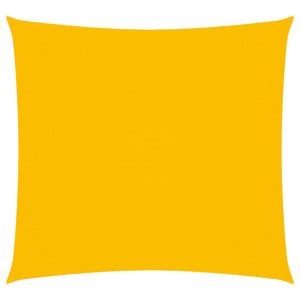 vidaXL Oxford Fabric Square Sun Shade Sail 4x4 m Yellow