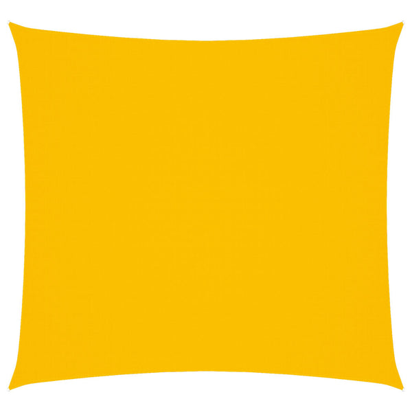 vidaXL Oxford Fabric Square Sun Shade Sail 4x4 m Yellow