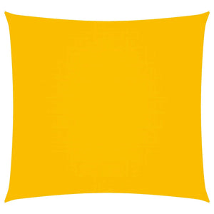 vidaXL Sun Shade Sail Oxford Fabric Square 6x6 m Yellow