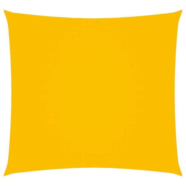 vidaXL Sun Shade Sail Oxford Fabric Square 6x6 m Yellow