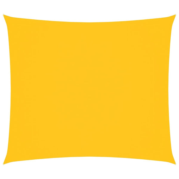 vidaXL Sun Shade Sail Oxford Fabric Rectangular 2x2.5 m Yellow