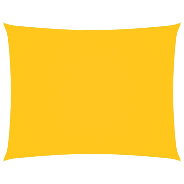 vidaXL Sun Shade Sail Oxford Fabric Rectangular 2x3 m Yellow