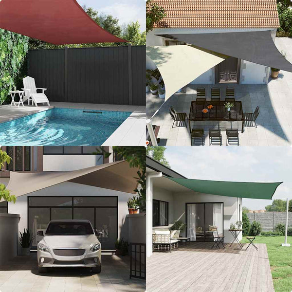 vidaXL Sun Shade Sail Oxford Fabric Rectangular 2x4.5 m Yellow
