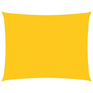vidaXL Sun Shade Sail Oxford Fabric Rectangular 2.5x4 m Yellow