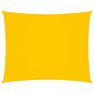 vidaXL Sun Shade Sail Oxford Fabric Rectangular 3x4 m Yellow
