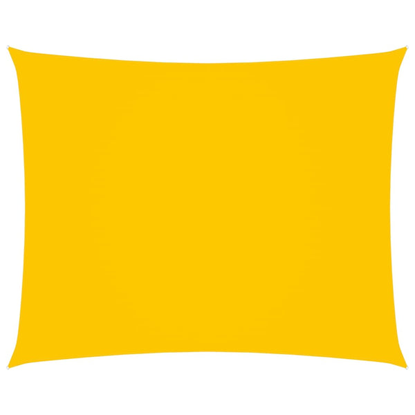 vidaXL Sun Shade Sail Oxford Fabric Rectangular 3x4 m Yellow