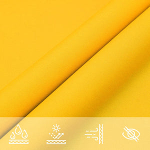 vidaXL Sun Shade Sail Oxford Fabric Rectangular 3.5x4.5 m Yellow