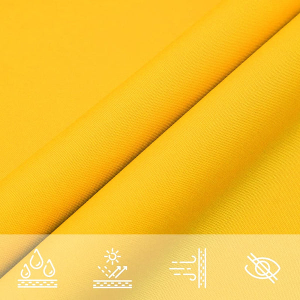 vidaXL Sun Shade Sail Oxford Fabric Rectangular 3.5x4.5 m Yellow